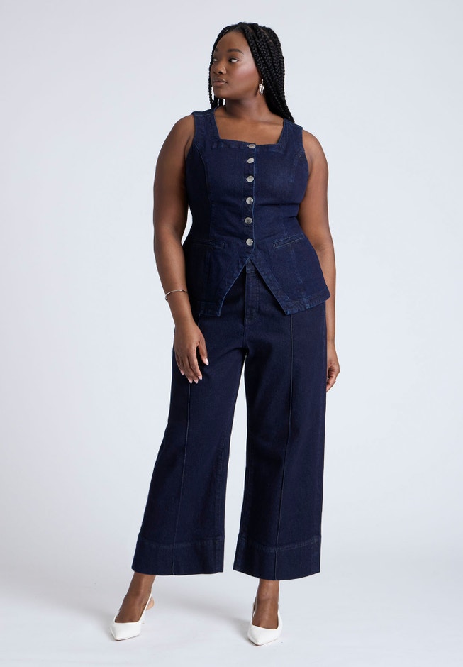 The Pintuck Trouser Jean image number 0