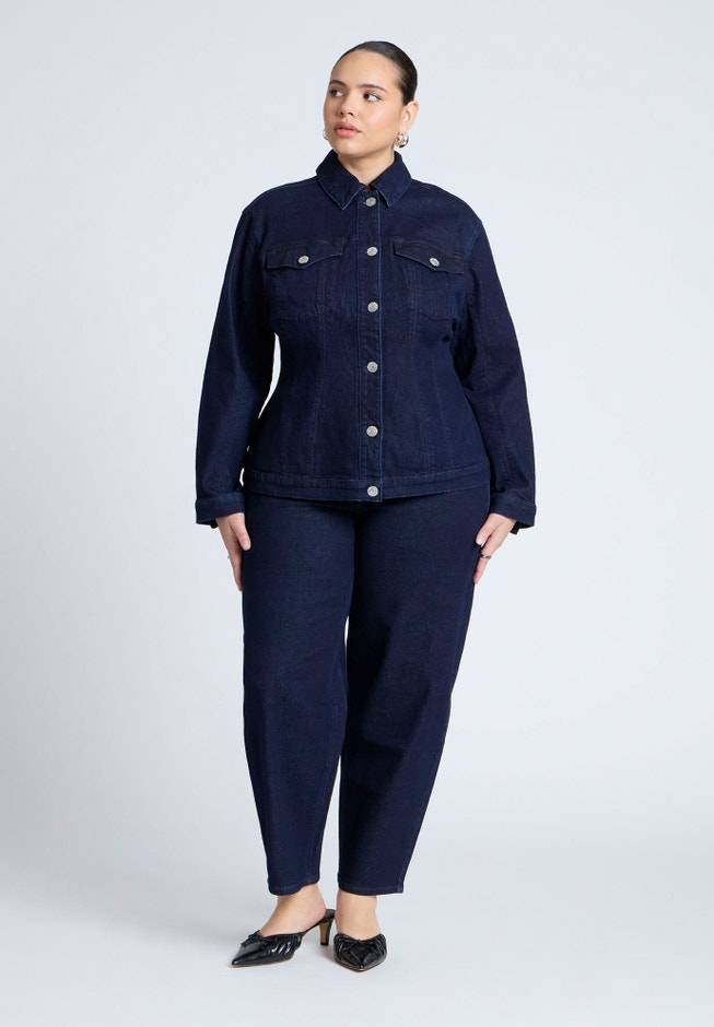 Hourglass Denim Jacket image number null