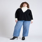 Mixed Knit Turtleneck image number null