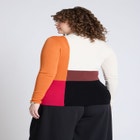 Color Blocked Sweater image number null