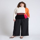 Color Blocked Sweater image number null