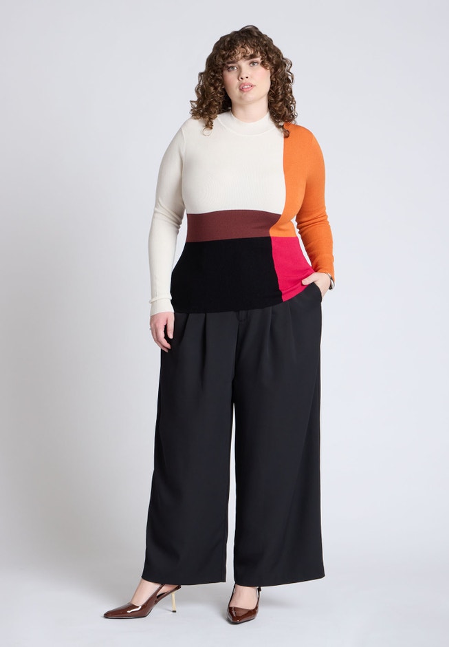 Color Blocked Sweater image number 2