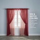 BH Studio Sheer Voile Rod-Pocket Panels -Set of 2 image number null