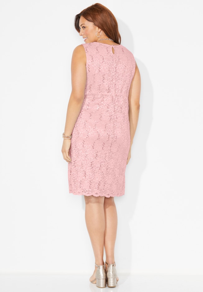 Sparkling Lace Jacket Dress image number 1