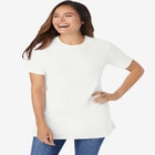 Waffle Thermal Satin Trim Tee image number null
