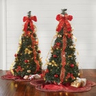 Fully Decorated Pre-Lit 4½’ Pop-Up Christmas Tree image number null