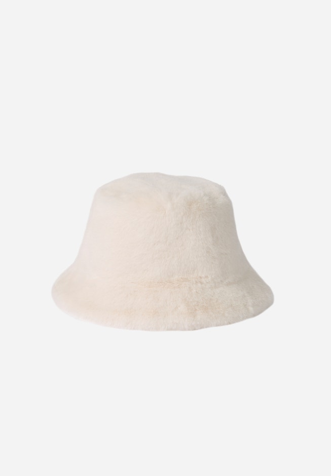 Faux Mink Fur Bucket Hat image number null