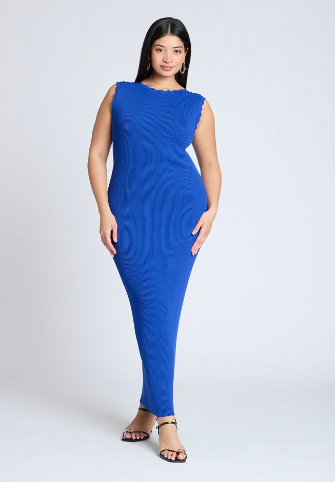 Stitch Detail Sweater Dress image number null