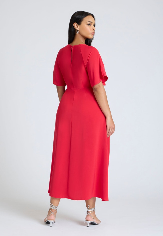 Seam Detail Relaxed Midi Dress image number 1