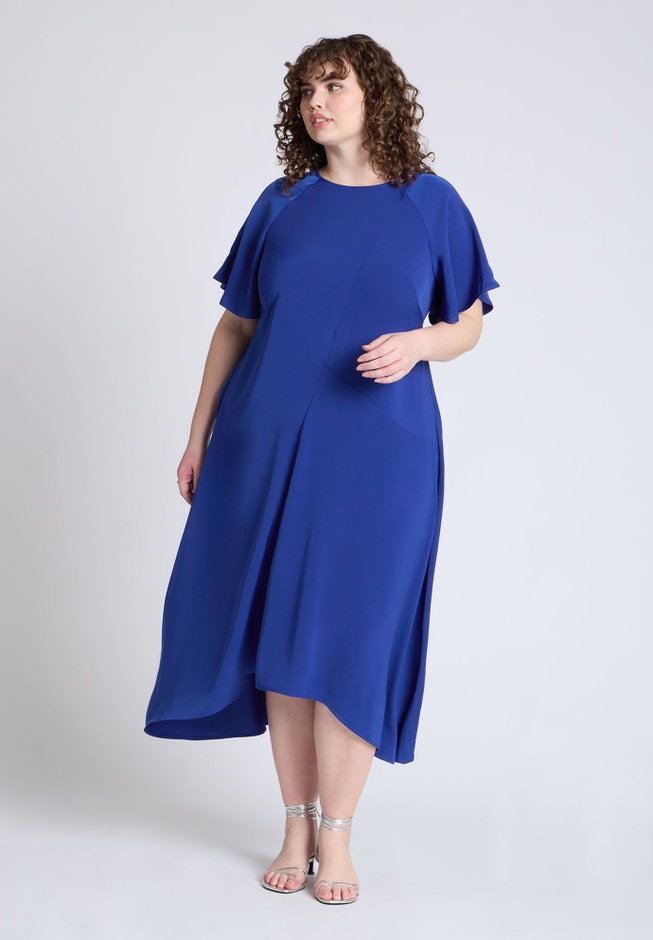 Seam Detail Relaxed Midi Dress ELOQUII