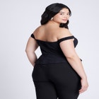 Off The Shoulder Peplum Top image number null