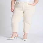 The Naomi Comfort Stretch Straight Crop Jean image number null