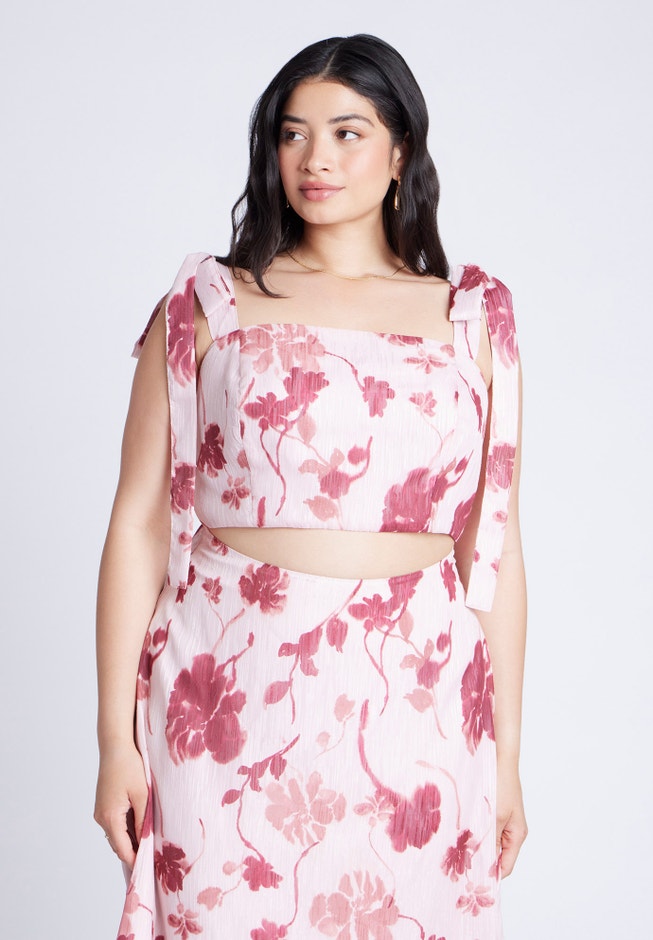 Floral Crop Top image number 0