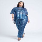 Sequin Poncho image number null