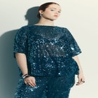 Sequin Poncho image number null