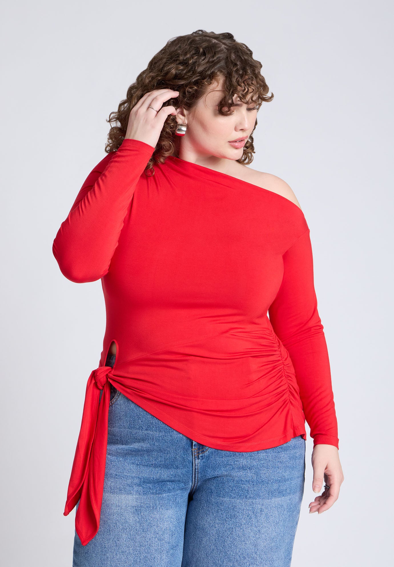 Asym Top With Tie image number 0