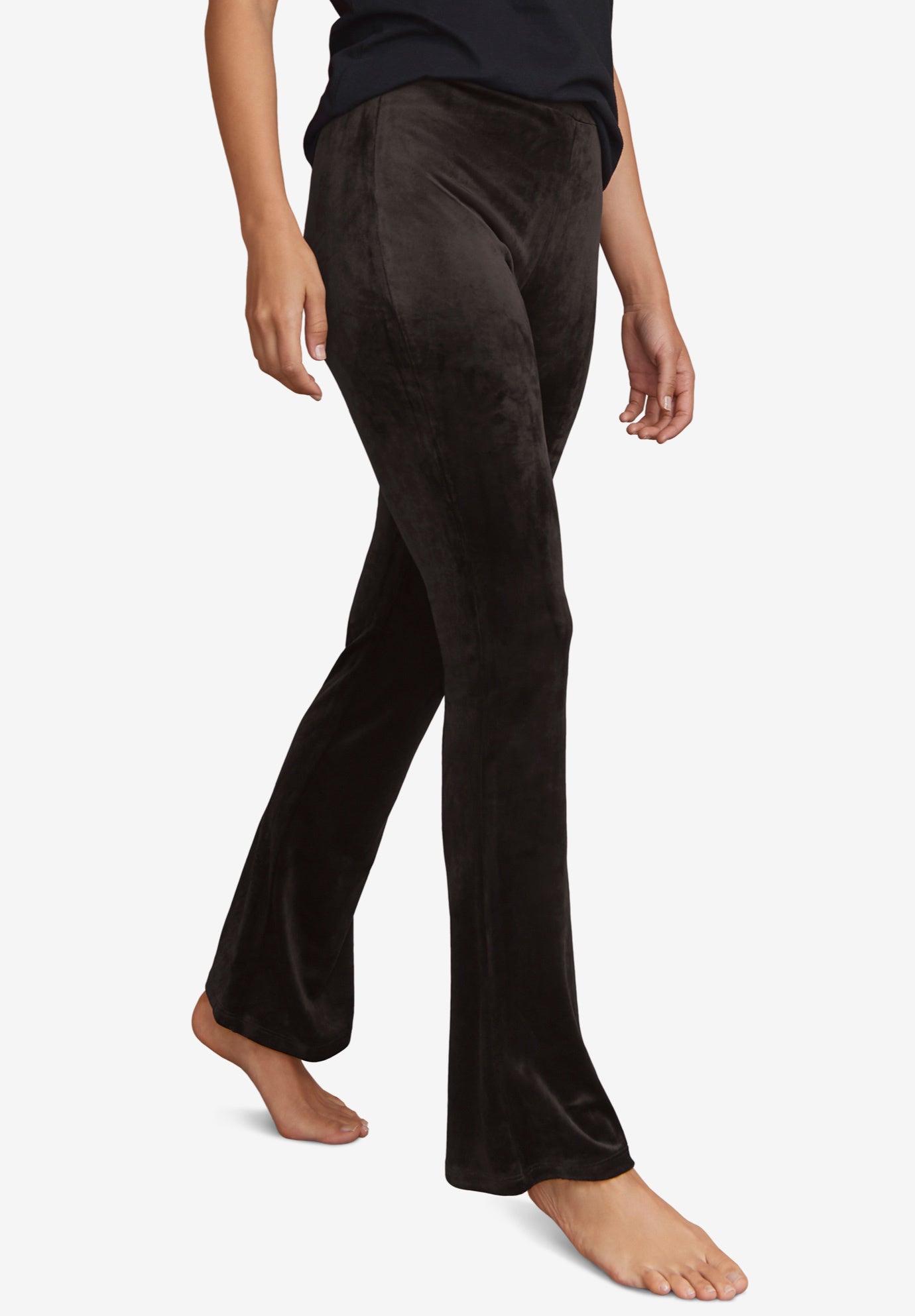 Velour Bootcut Lounge Pants image number 1