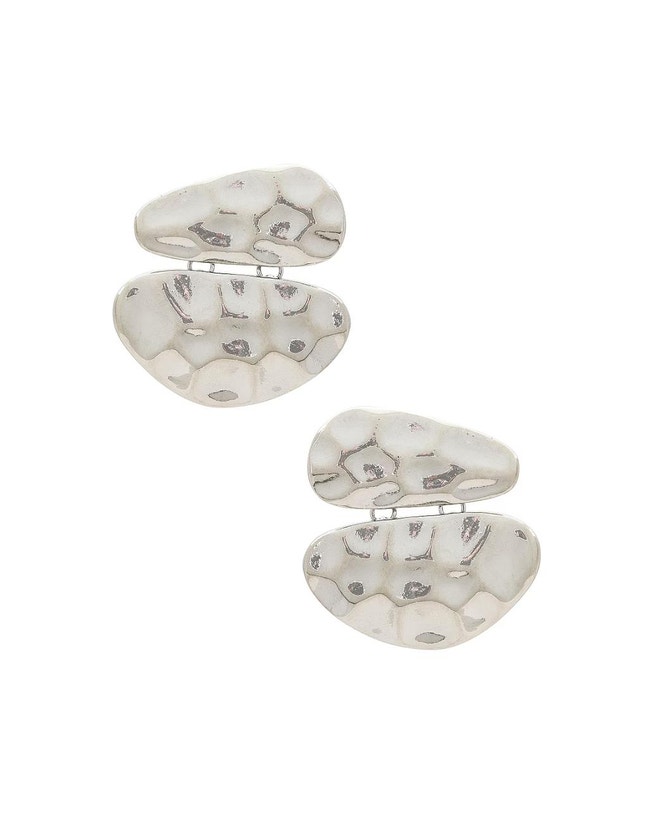 Hammered Silver Stud image number 0