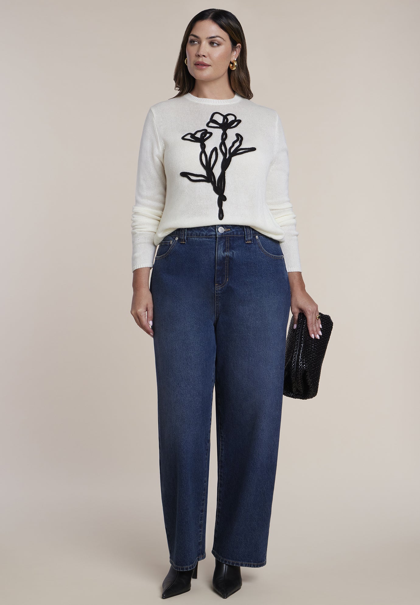 Fitted Illustrative Sweater image number 2