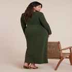 Twist Detail Knit Maxi Dress image number null