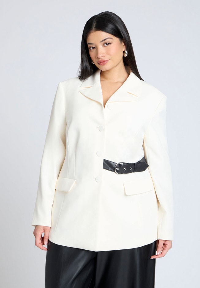 Belt Detail Blazer image number null