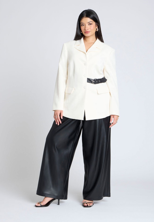 Belt Detail Blazer image number null