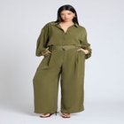 Wide Leg Belted Pant image number null