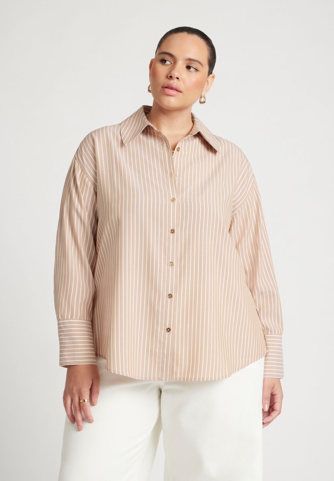 Preppy Striped Button Down image number 1