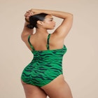 Green Zebra Stripe Suit image number null