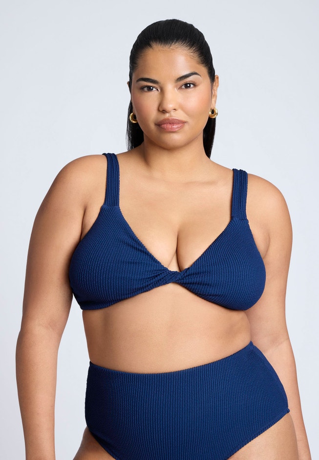 Textured Bikini Top image number null