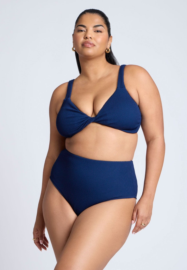 Textured Bikini Bottom image number 1