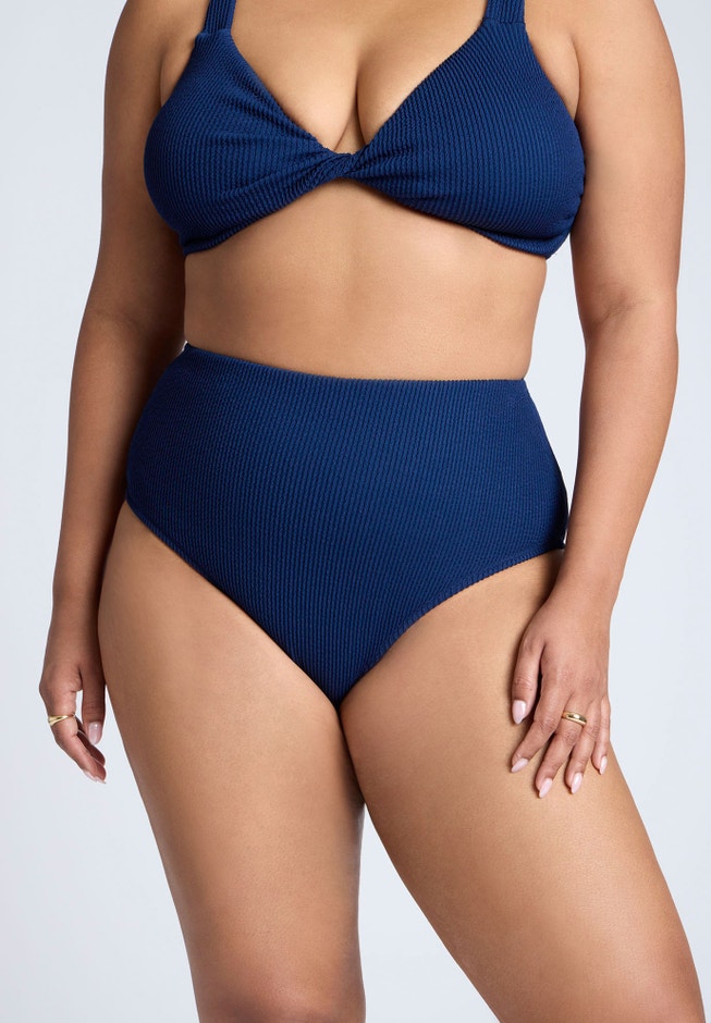 Textured Bikini Bottom image number 3