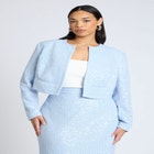 Sequin Tweed Jacket image number null