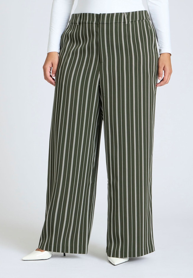 Wide Leg Striped Pant image number 1
