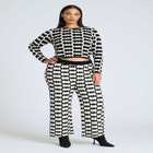 Intarsia Sweater Pant image number null