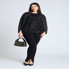 Draped Front Cape Top image number null