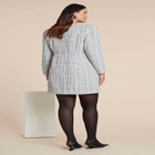  Tweed Mini Dress With Bow image number null