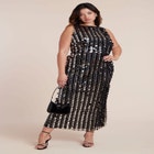  Paillette Maxi Dress image number null