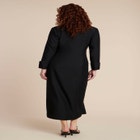 Colorblocked Maxi Blazer Dress image number null