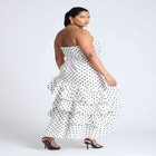 Ruffle Dot Gown image number null