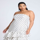 Ruffle Dot Gown image number null