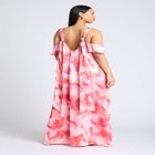 Strap Detail Trapeze Gown image number null