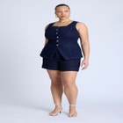 Trouser Denim Short image number null