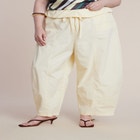 Foldover Tie Waist Pant image number null