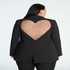 Heart Cutout Blazer image number null