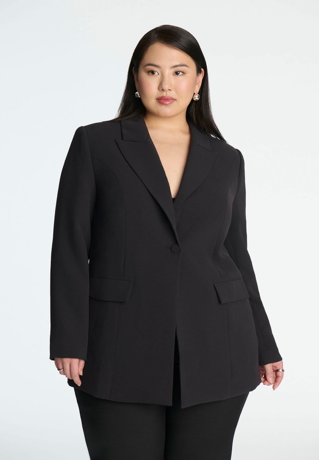 Heart Cutout Blazer image number 2