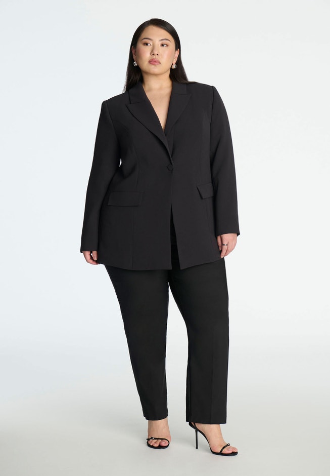 Heart Cutout Blazer image number 3