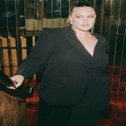 Heart Cutout Blazer image number null