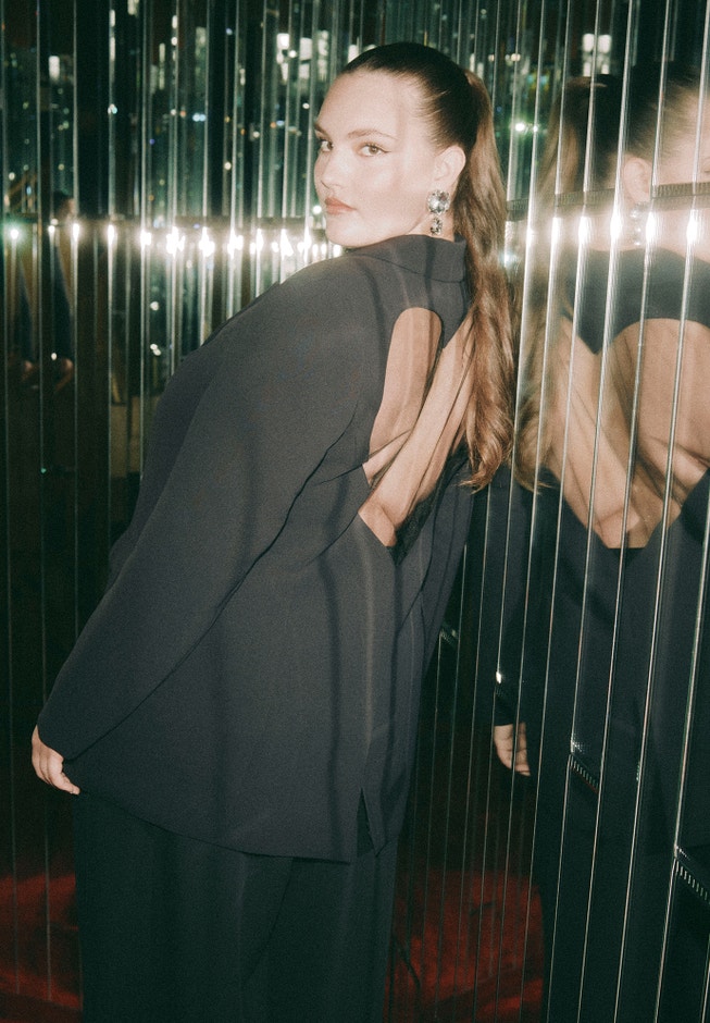 Heart Cutout Blazer image number 0