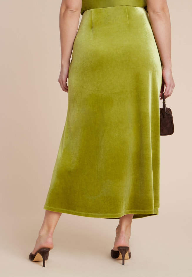 Velvet Maxi Skirt image number 2